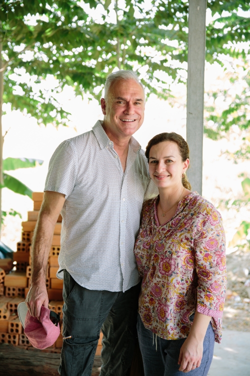 portrait of Richard Sager ’74 and Liz Seth ’98